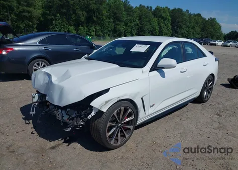 2024 Cadillac Ct4-V V-Series Blackwing z USA, uszkodzony, nr VIN 1G6D75RP9R0410192